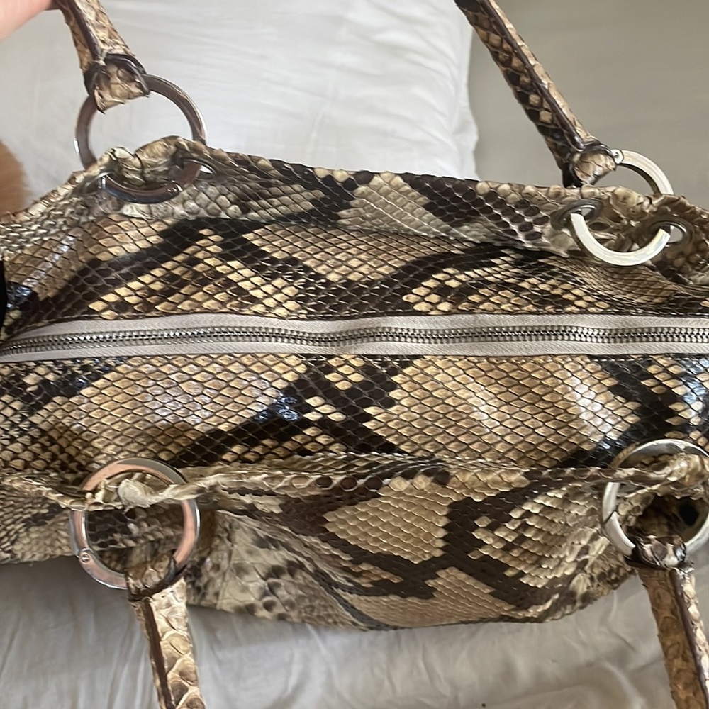 Menotti Real Python Snakeskin Handbag - Picture 7 of 8